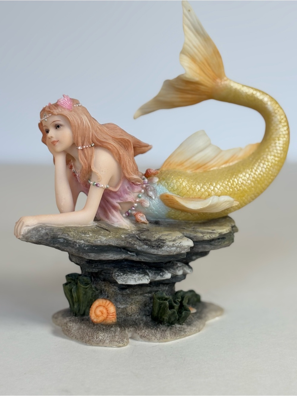 Summit Collection Arcadia Mermaid Figurine Coastal Fantasy Ocean Decor